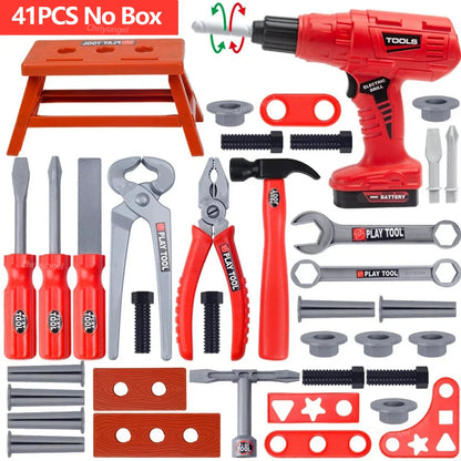 Kids Tool Set Toys 38/41/42 PCS Pretend Play Repair Construction