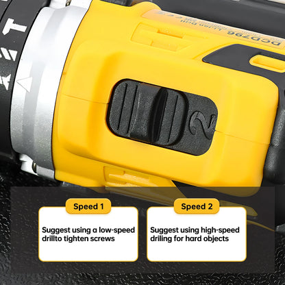 Dewalt DCD796 Compact Cordless Brushless Impact Drill LED Light Powerful Multi-functional Electric Power Tool 20V Battery