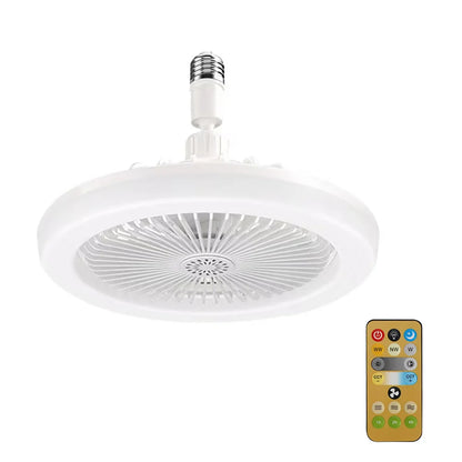 Rotatable 3in1 Ceiling Fan with Remote Control Lighting Lamp E27