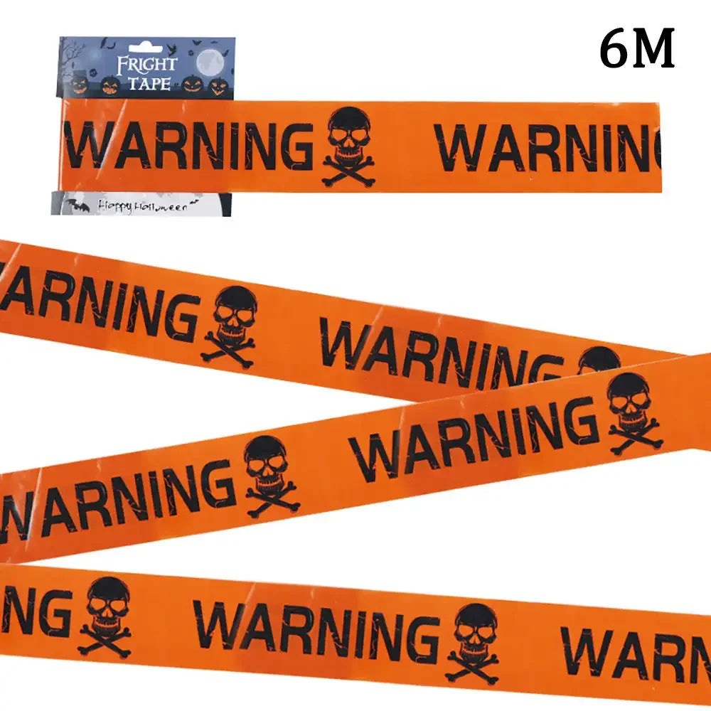 Halloween Party Decoration Warning Tape Scary Caution Tape Roll