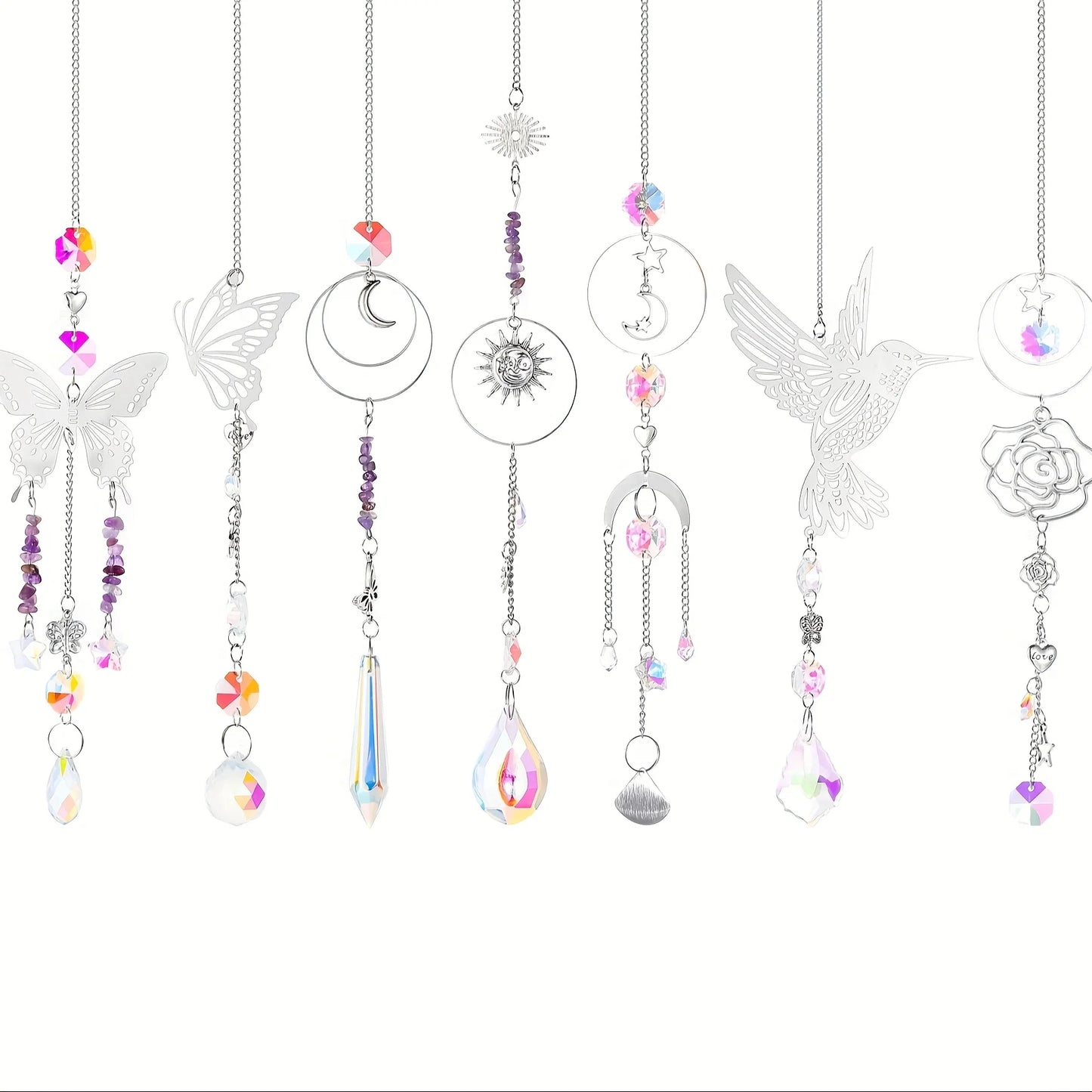420PCS Sun Catcher Arts and Crafts for Adults Crystal Suncatcher Crafts Kit for Adults Suncatchers