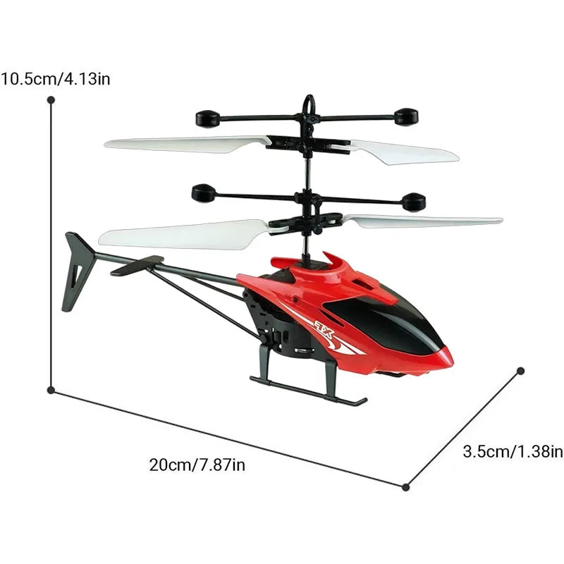 Rechargeable Mini RC Drone Remote Safe Fall-resistant RC Helicopters Drone Children Toys with Different Patterns