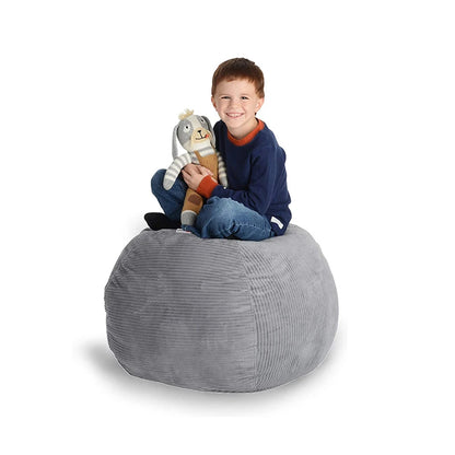 Printed Children's Plush Toy Storage Beanbag Set Comfortable Lazy Sofa Beanbag
