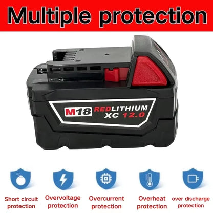 Professional Style
Fast Shipping from the USA
Power your tools with this premium 18V 6.0Ah lithium-ion replacement battery compatible with Milwaukee M18 cordless power tools. Designed for long-lasting performance, stable powe