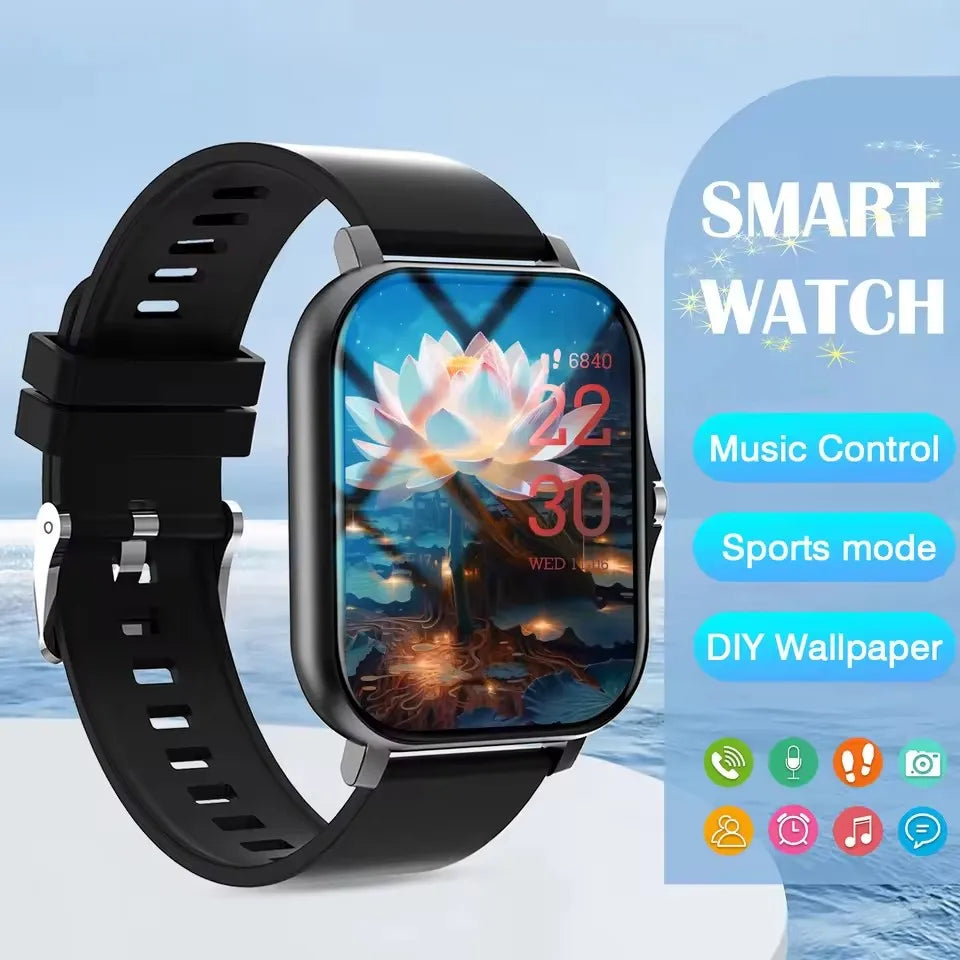 Men Women Smart Watch 1.83'' Waterproof Fitness Sports Watch Answer Call Sleep Sport Pedometer Information Alerts Smartwatch New