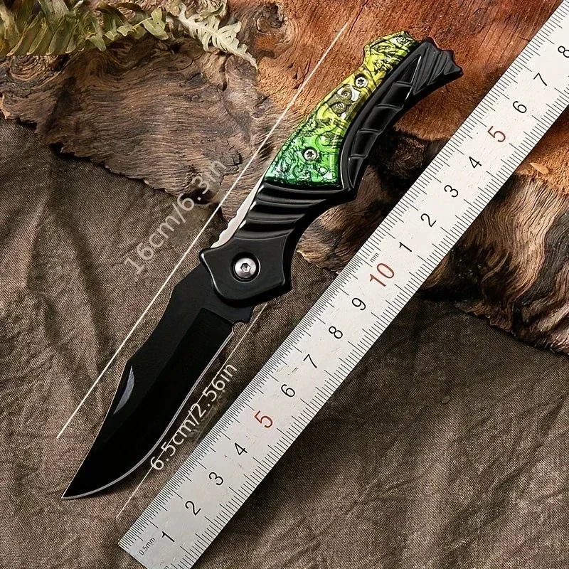 2025 new high quality  Portable Outdoor Folding Pocket Knife - Sharp Survival Knife for Camping, Hiking