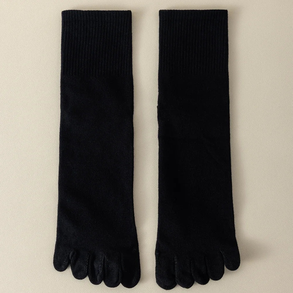 5 Pairs Toe Socks Men High Quality Cotton Five Finger Socks Thin Summer Sports Socks with Separate Finger