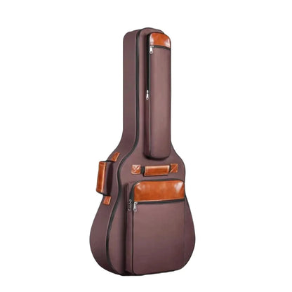 Miwayer Acoustic Guitar Bag 41 Inch Thickened Waterproof Oxford Nylon Double Straps Cotton Padded Guitar Case Gig Backpack