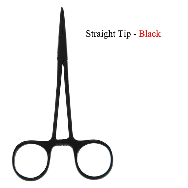 12.5cm New Animals Straight Curved Trauma Shears  Hemostat Forceps