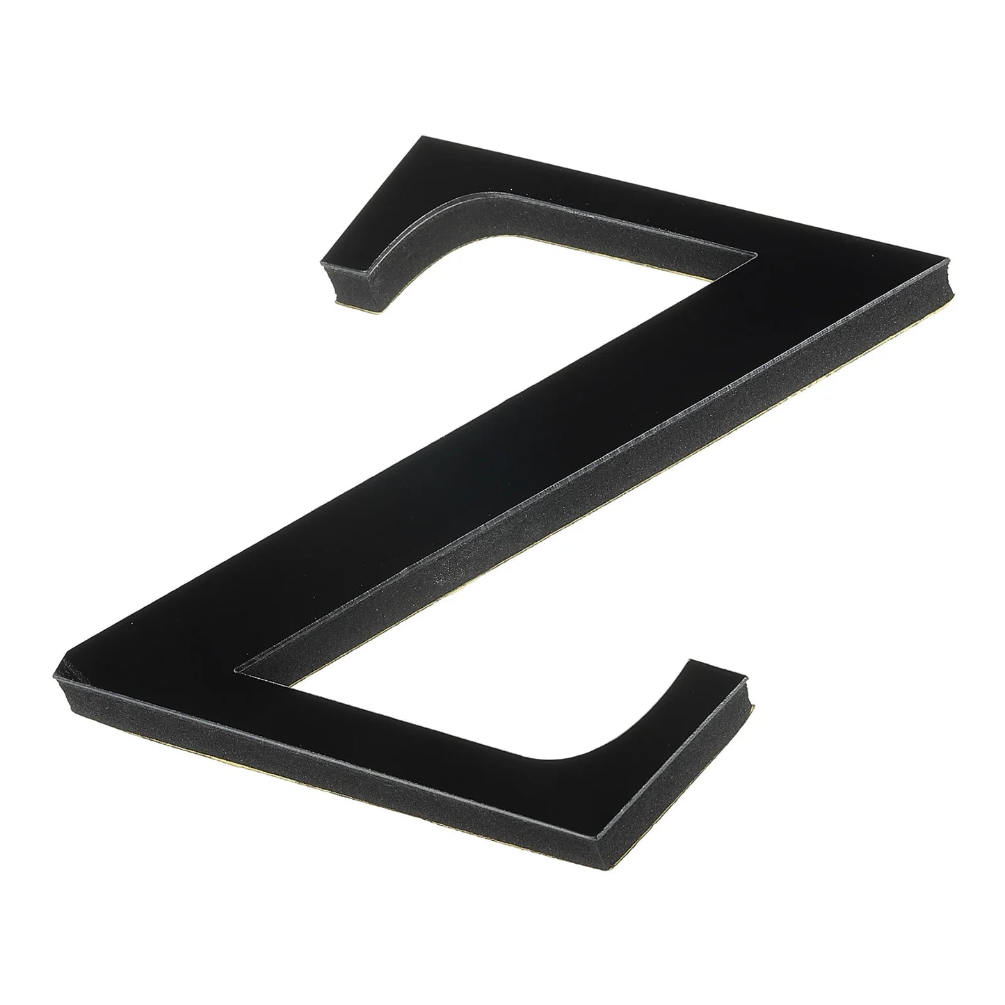 10cm 26 Letters 3D Mirror Acrylic Wall Art Sticker Black Self-Adhesive