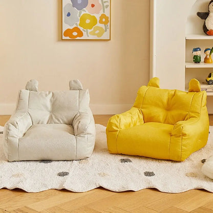 Multicolor Small Sofa Chair 43*40*30cm Fabric Art Children's Sofa High Elastic Foam Sponge Skin Friendly Baby Reading Lazy Sofa