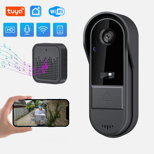Tuya WiFi Wireless Video Doorbell Camera HD Video Intercom Smart Home Security Protection Night Vision