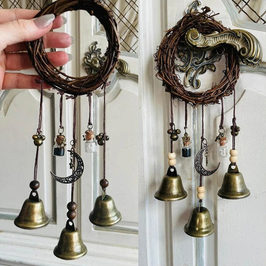 Pendant vintage bell decoration for home decor, door knob charm