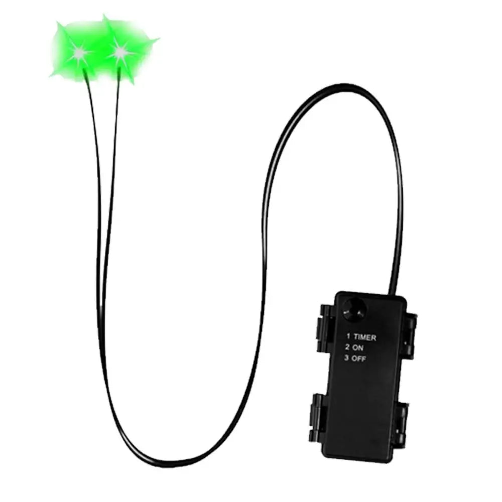 Halloween LED Glowing Eyes With Timer Light Up DIY Eyes For Skeleton Pumpkins Masks Tombstones