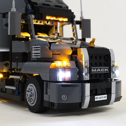 EASYLITE LED Light Kit For 42078 The Mack Anthem Big Truck Set Compatible With 20076 Not Included Building Blocks