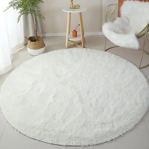 100/120/140/160 Round Rug Fluffy Soft Area Rugs for Kids