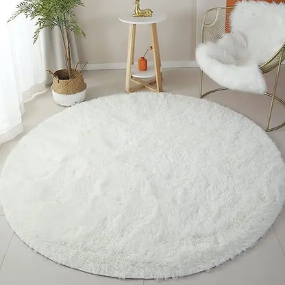 100/120/140/160 Round Rug Fluffy Soft Area Rugs for Kids