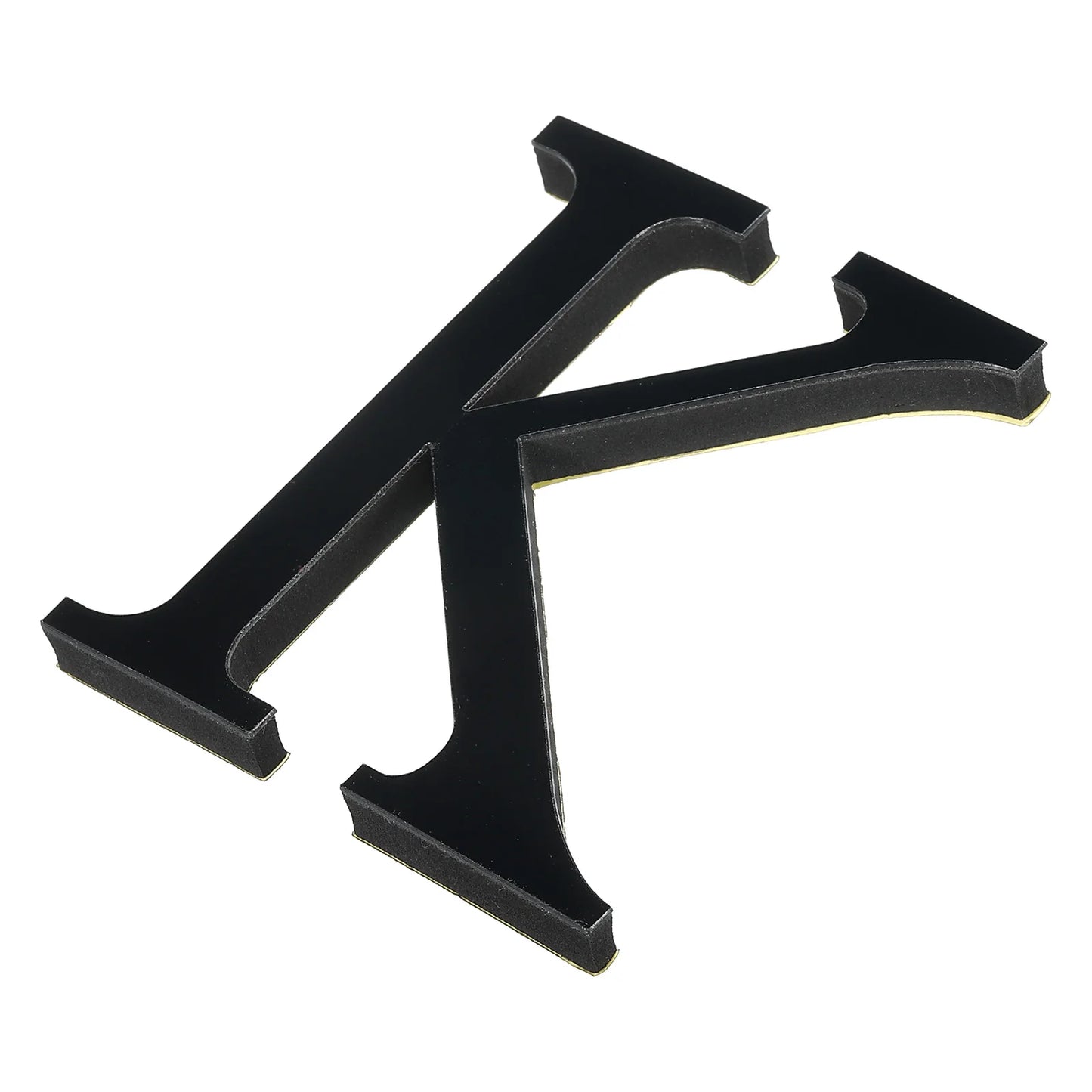 10cm 26 Letters 3D Mirror Acrylic Wall Art Sticker Black Self-Adhesive