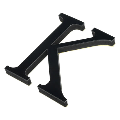 10cm 26 Letters 3D Mirror Acrylic Wall Art Sticker Black Self-Adhesive